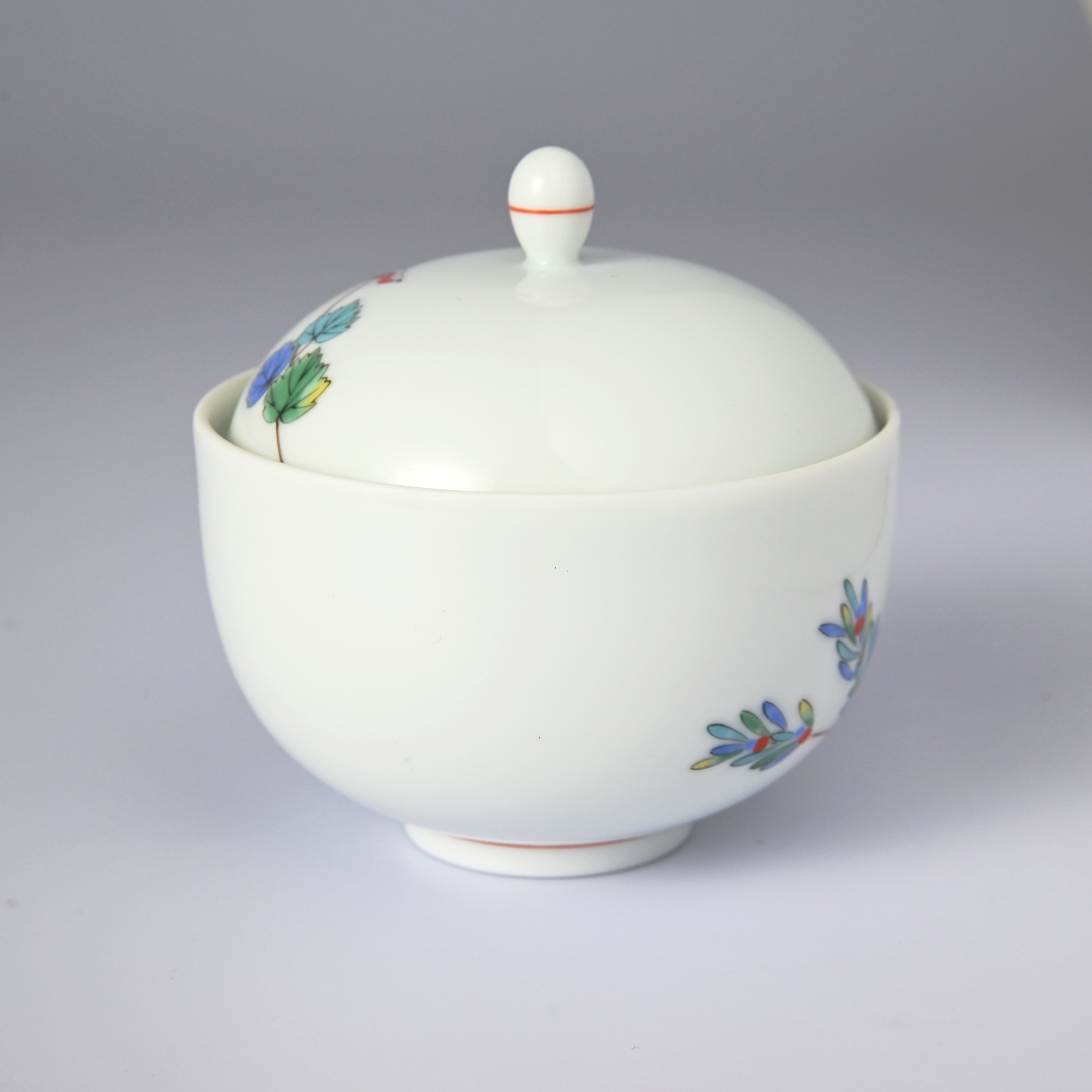 【小鳥の詩】キャンディーポット（蓋物）箱なし・単品　*有田陶器市特別価格 アウトレット品*2