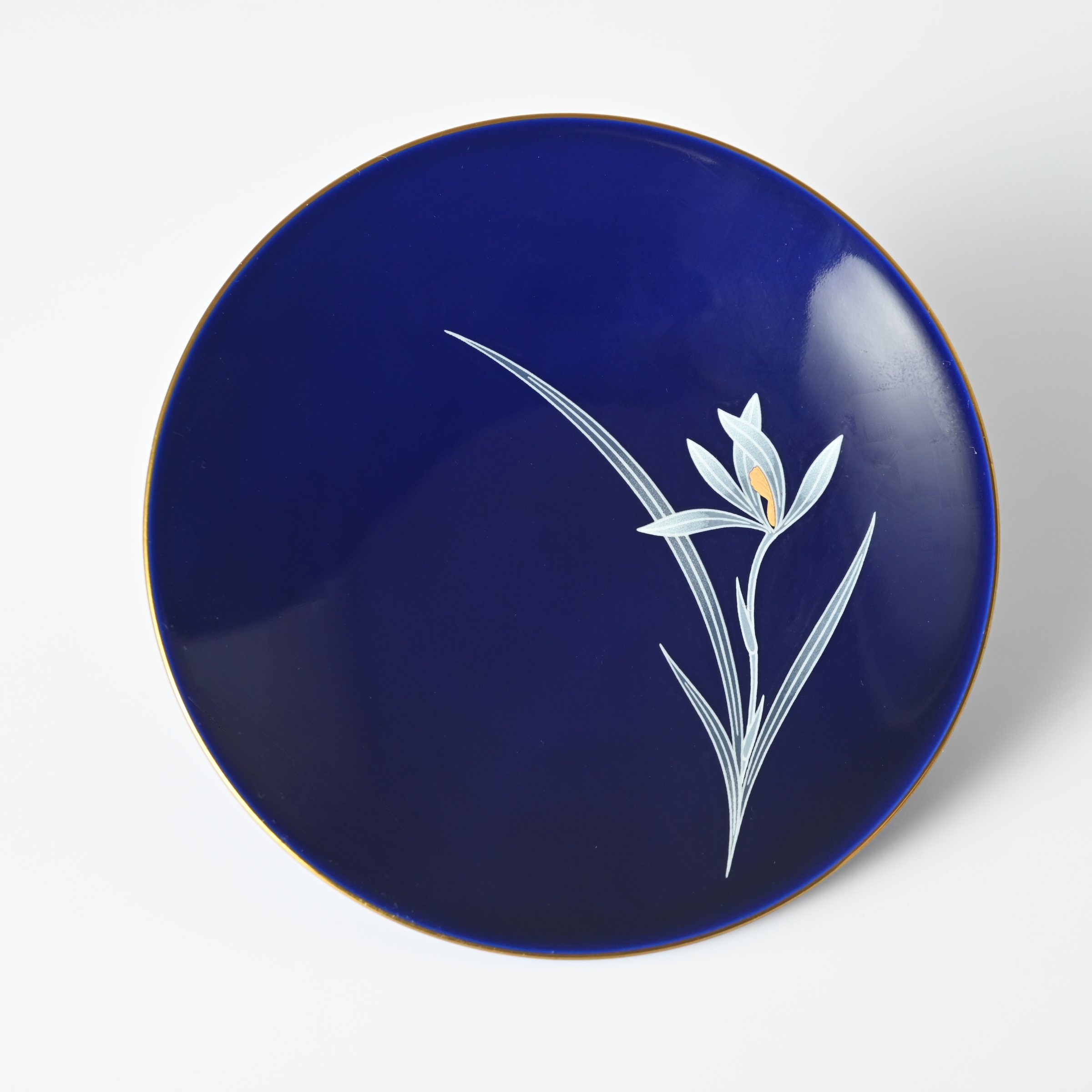 【オーキッドガーデン・白】小皿（13cm ）　箱なし・単品　*有田陶器市特別価格 アウトレット品*