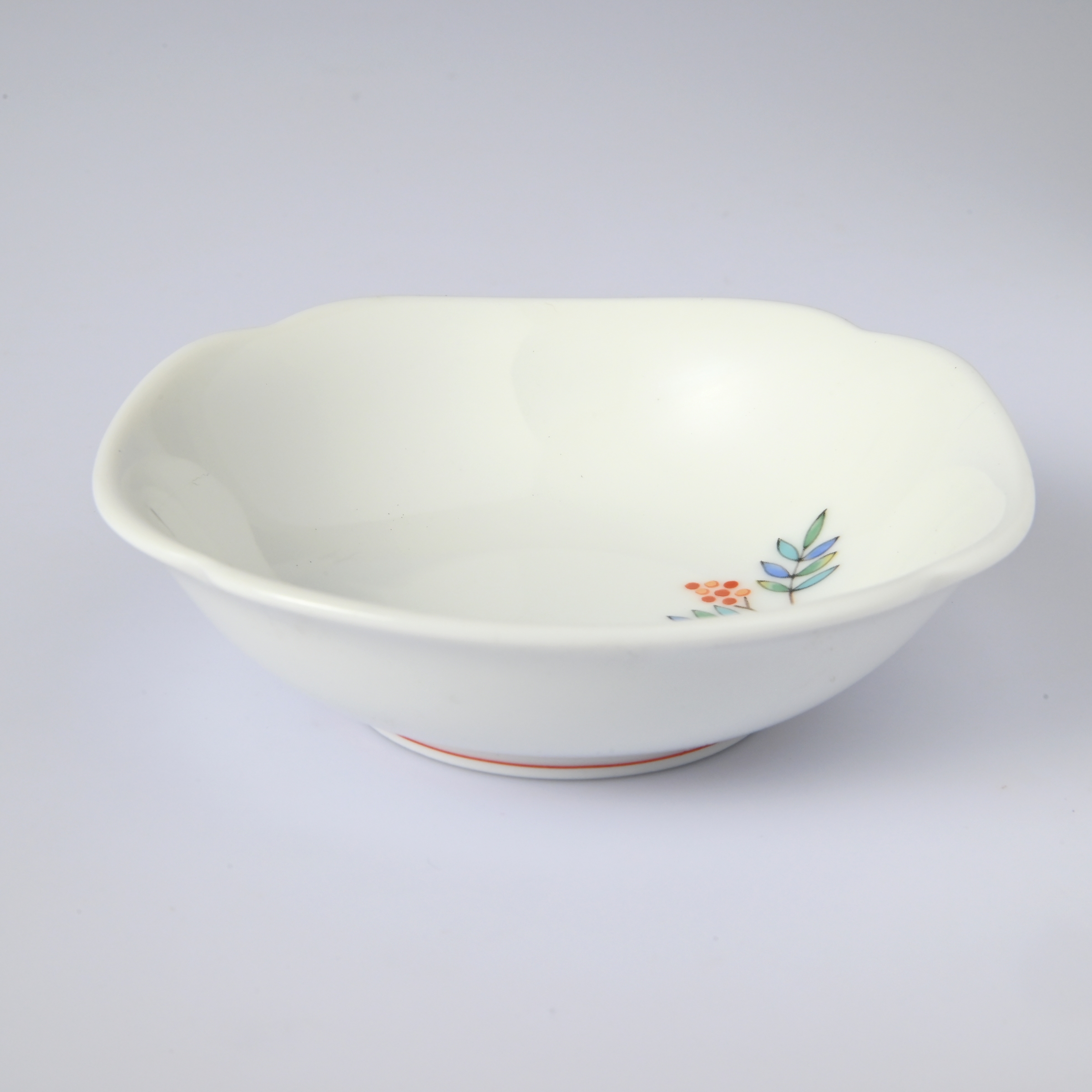 【小鳥の詩・ナナカマド】小鉢 （縦横11cm）　箱なし・単品　*有田陶器市特別価格 アウトレット品*2