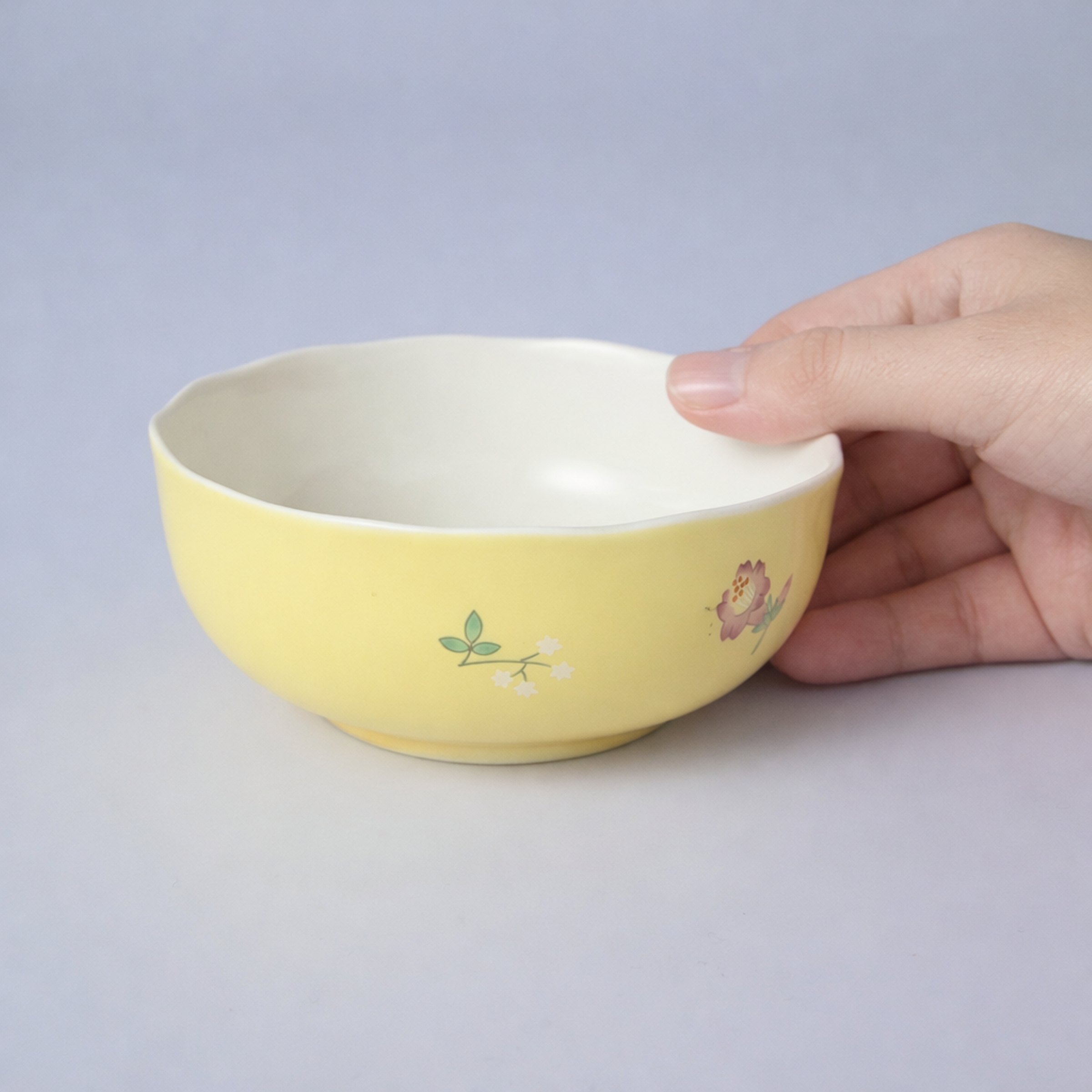 【黄釉小花】小鉢（径11.5cm）箱なし・単品　*有田陶器市特別価格 アウトレット品*5