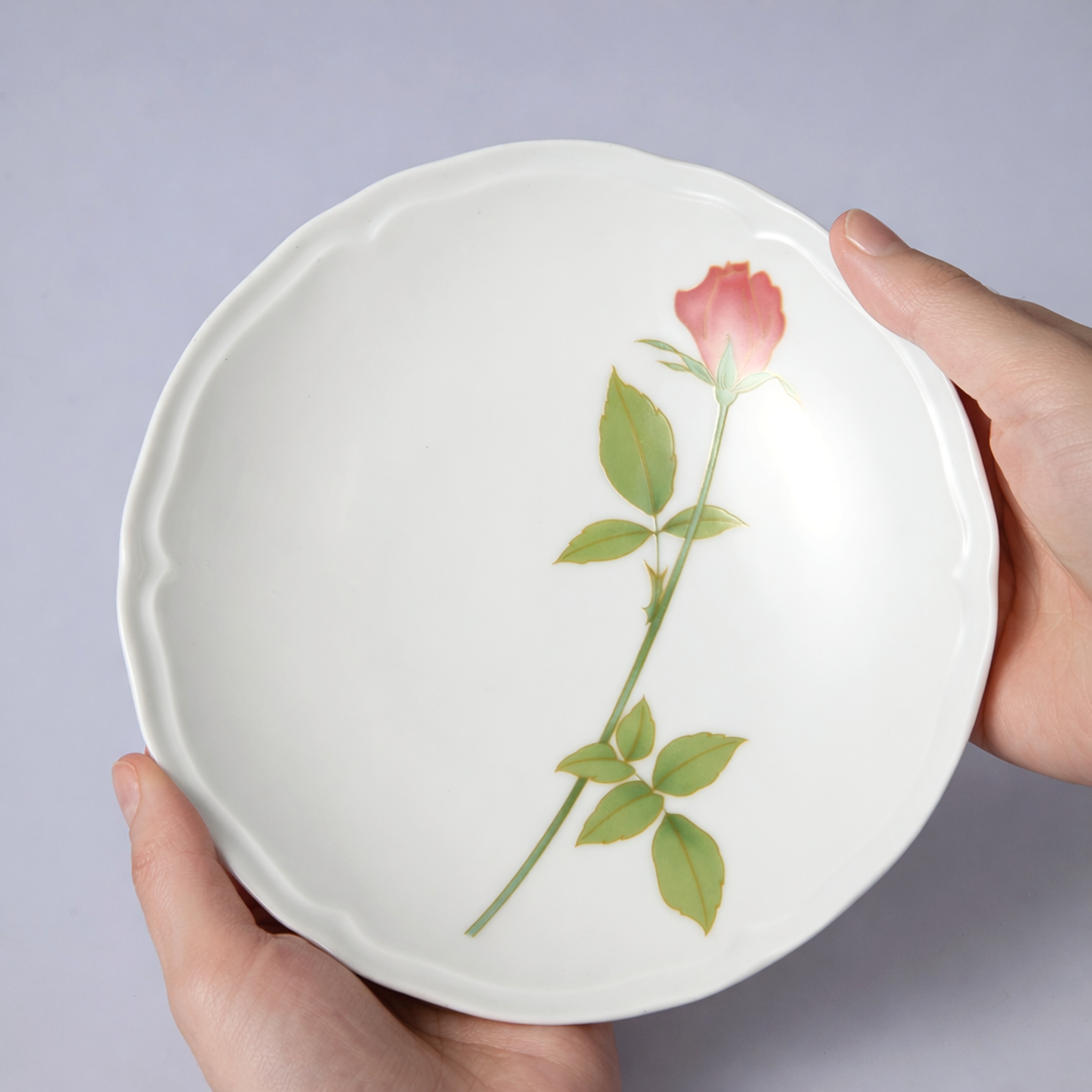 【ノーブルローズ・ピンク】16cm中皿プレート　箱なし・単品　*有田陶器市特別価格 アウトレット品*3