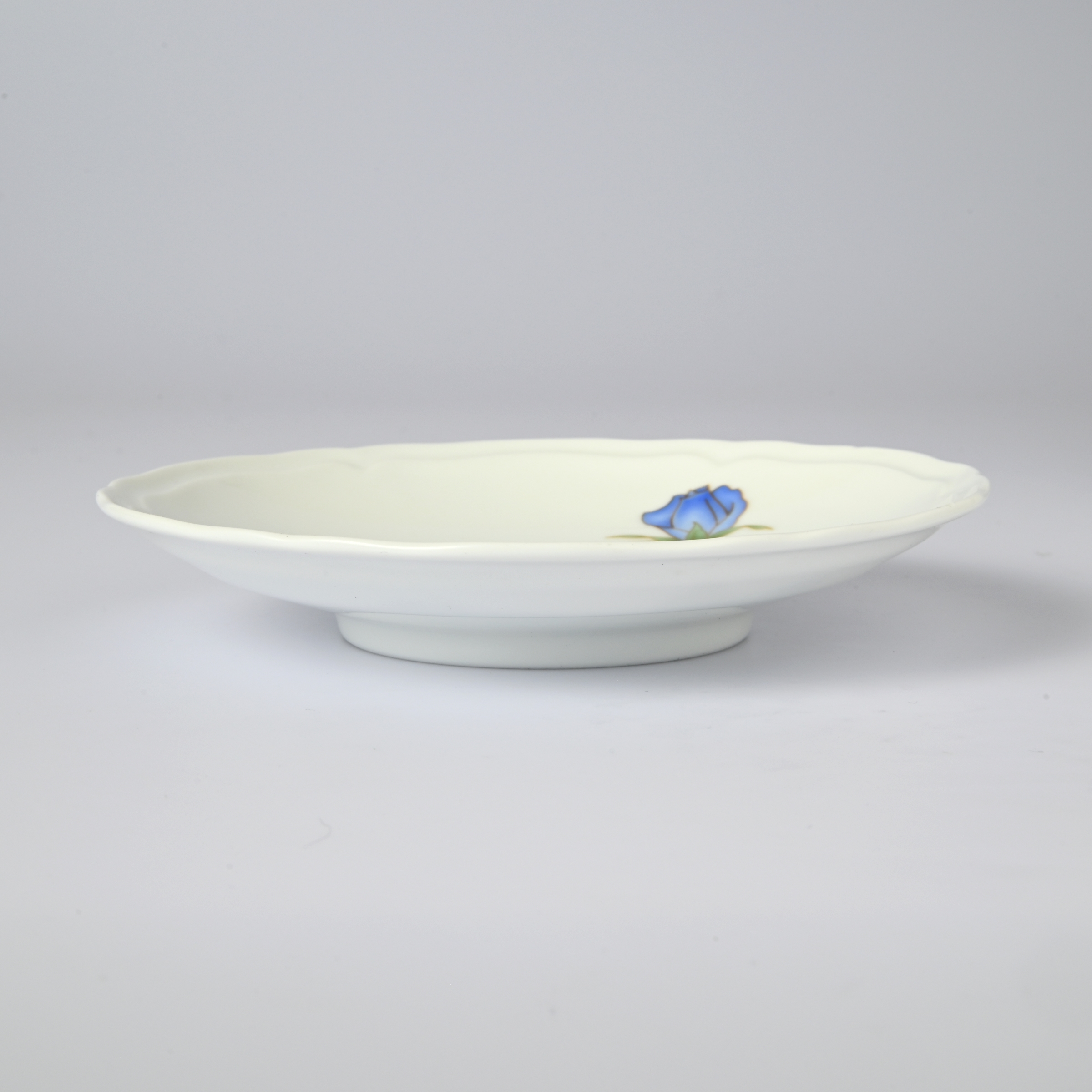 【ノーブルローズ・ブルー】16cm中皿プレート　箱なし・単品　*有田陶器市特別価格 アウトレット品*2