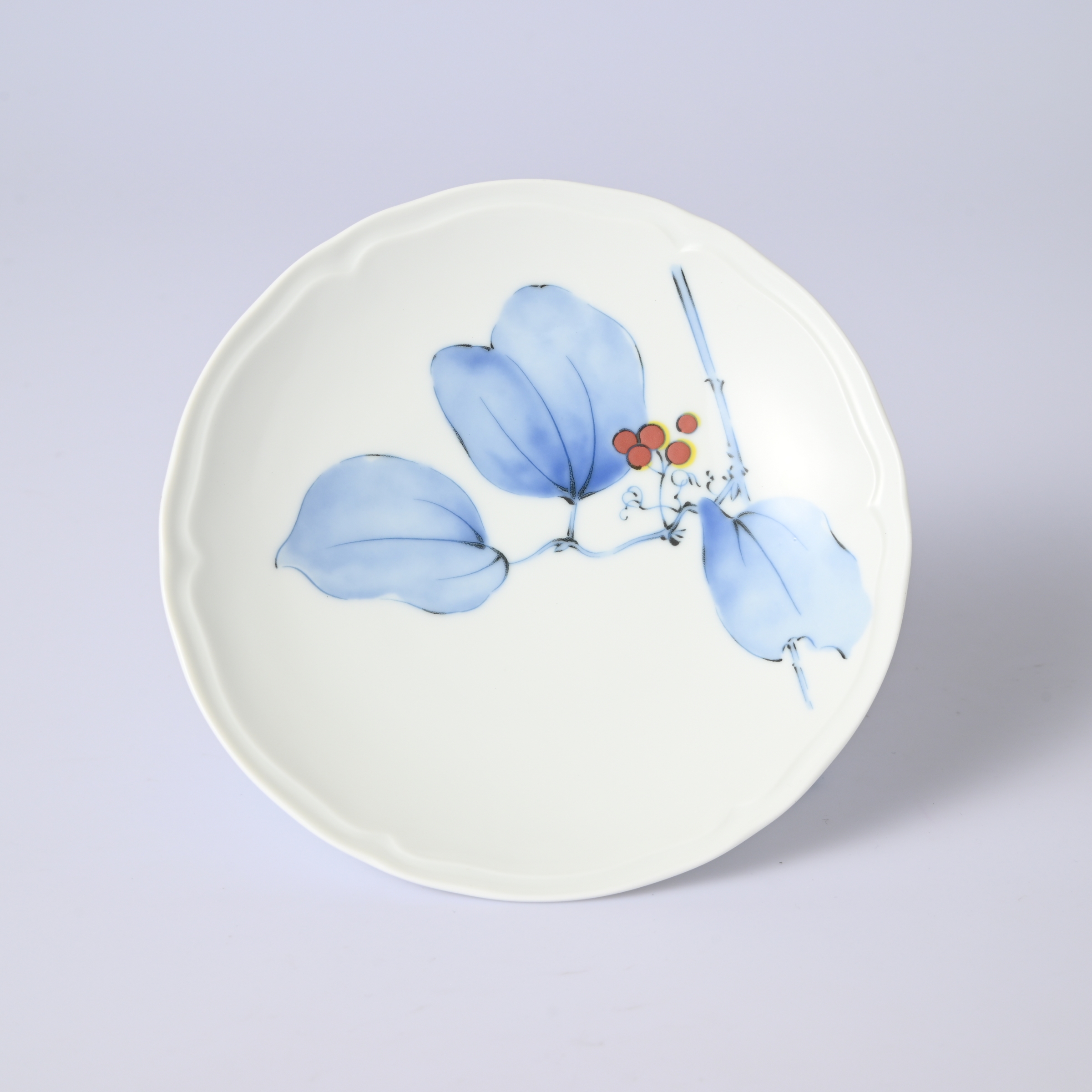 【山帰来】16cm中皿プレート　箱なし・単品　*有田陶器市特別価格 アウトレット品*