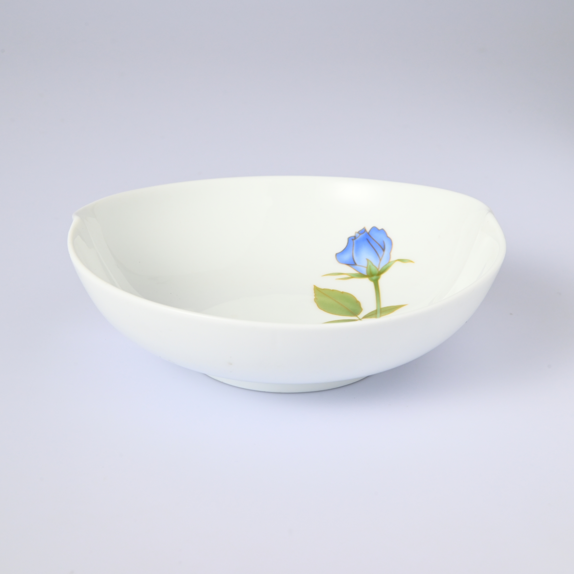 【ノーブルローズ・ブルー】13.5cmボウル（径15cm）箱なし・単品　*有田陶器市特別価格 アウトレット品*2