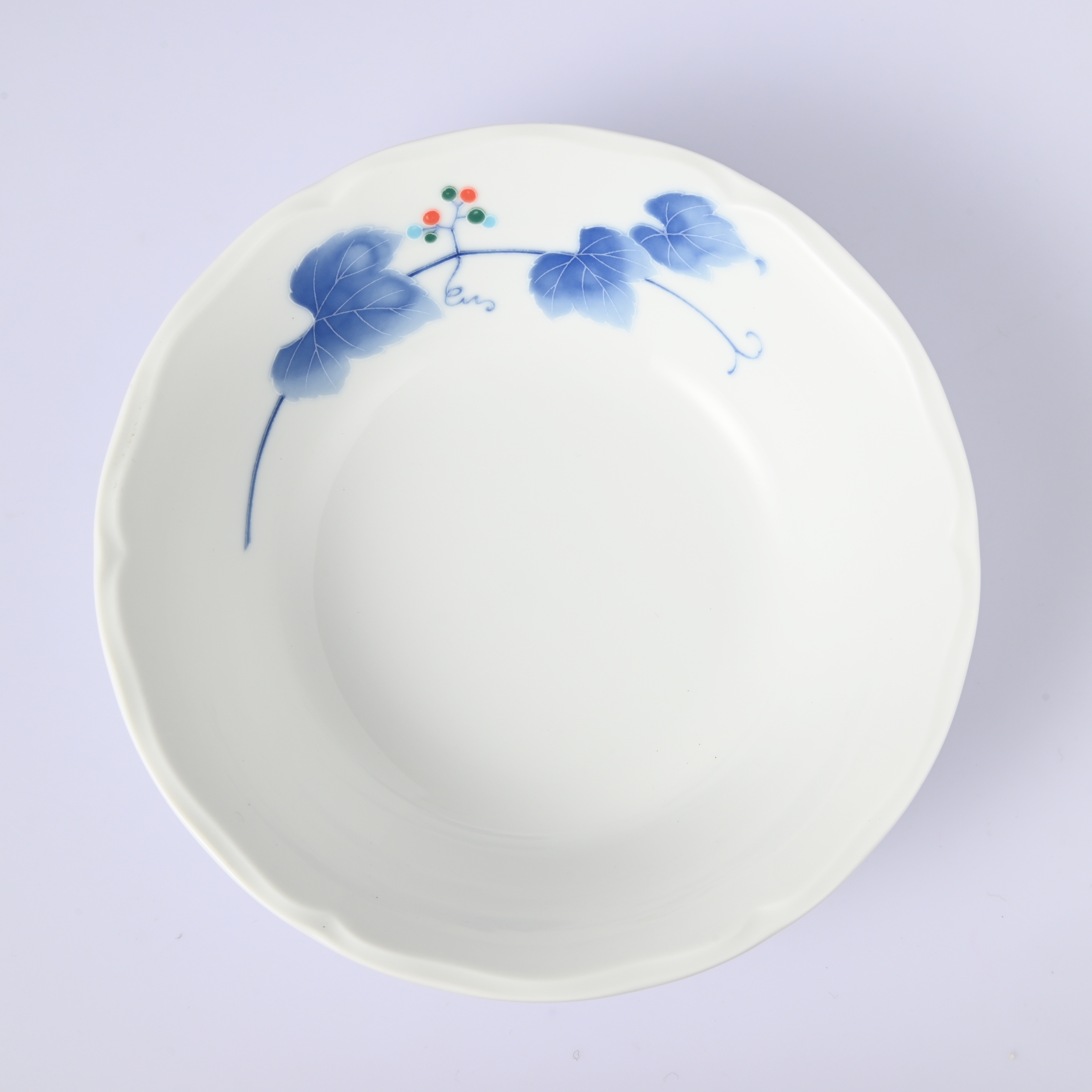 【野ぶどう】16cmボウル 箱なし・単品　*有田陶器市特別価格 アウトレット品*1