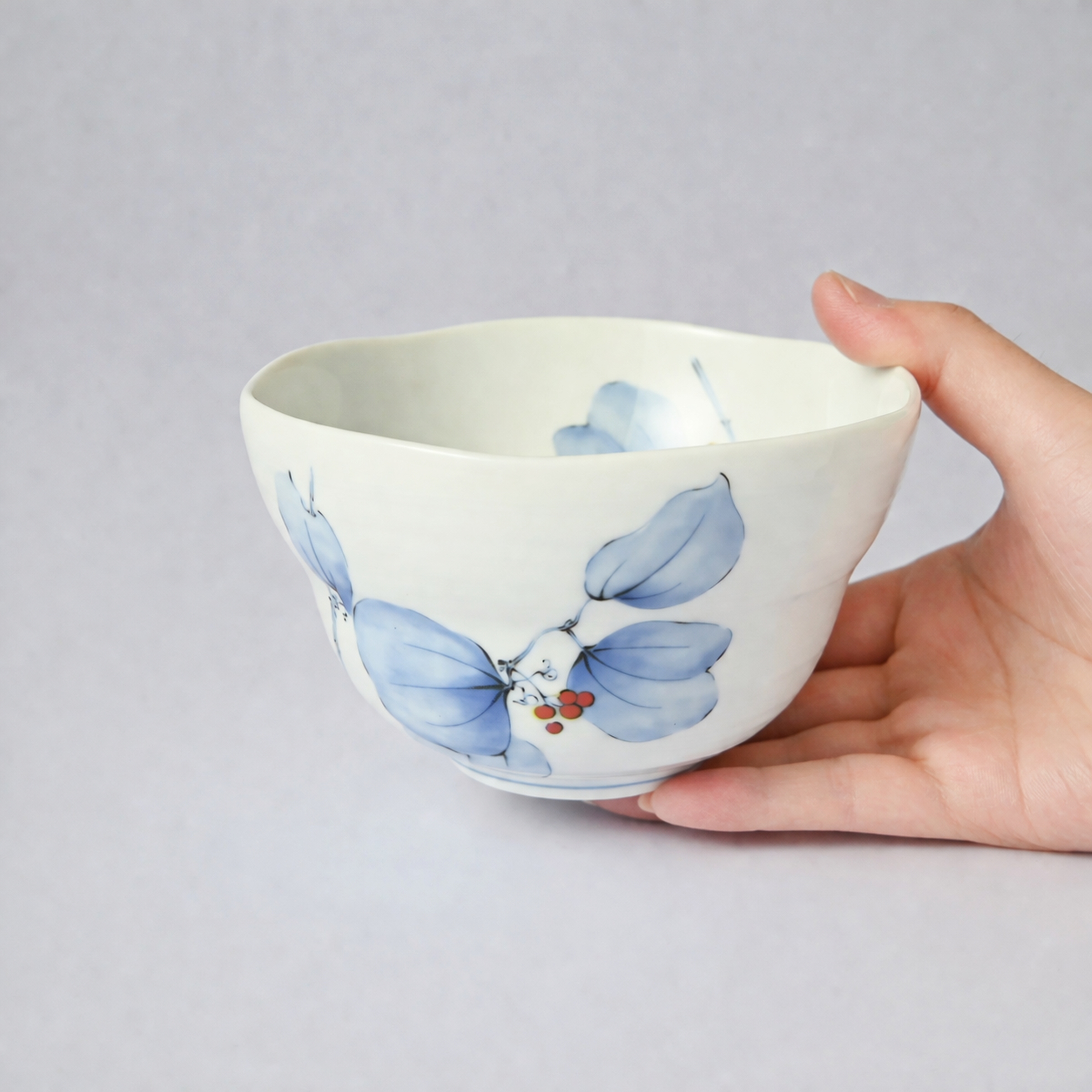 【山帰来】どんぶり（径13.5cm）　箱なし・単品　*有田陶器市特別価格 アウトレット品*4