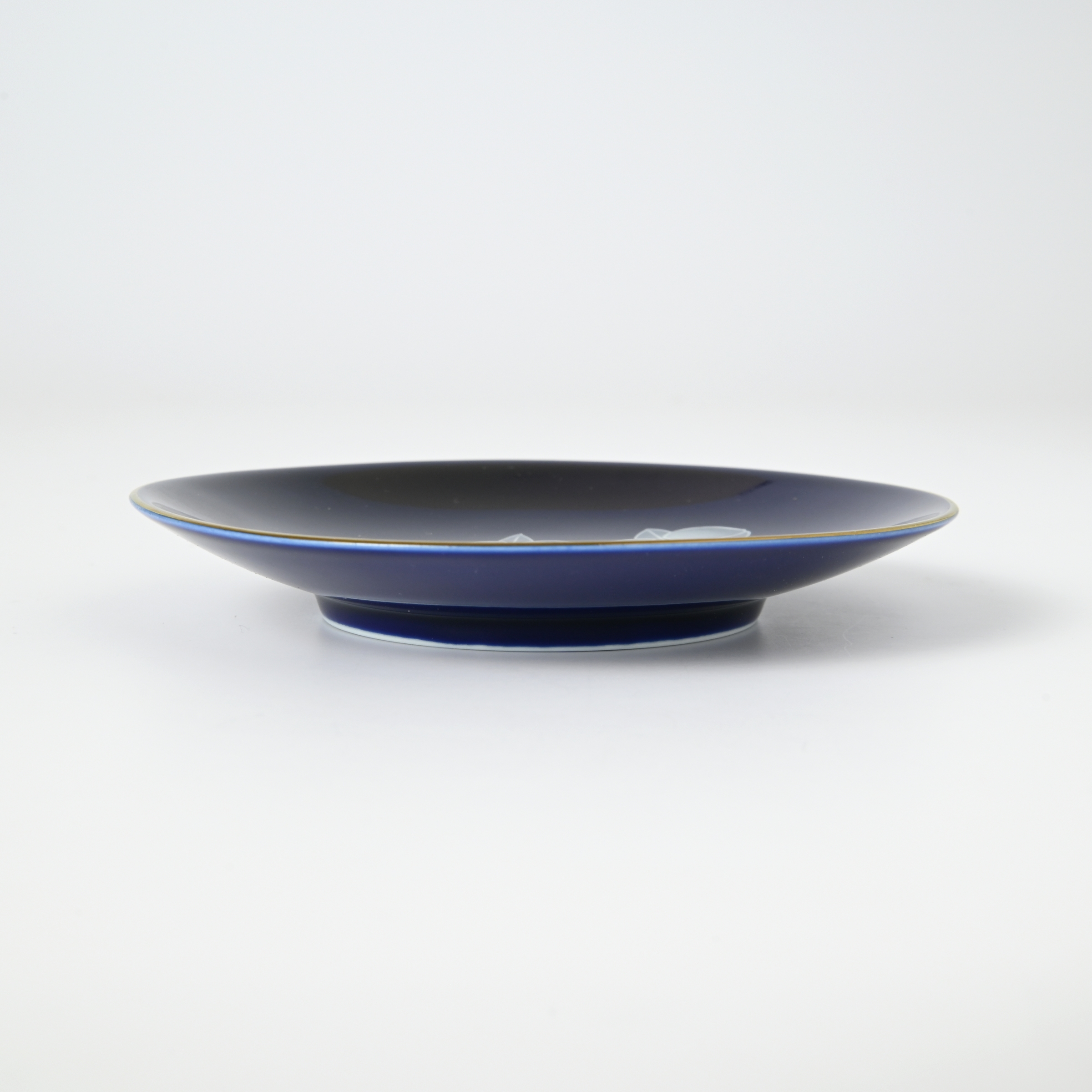【ルリ胡蝶蘭】小皿（13cm ）　箱なし・単品　*有田陶器市特別価格 アウトレット品*2