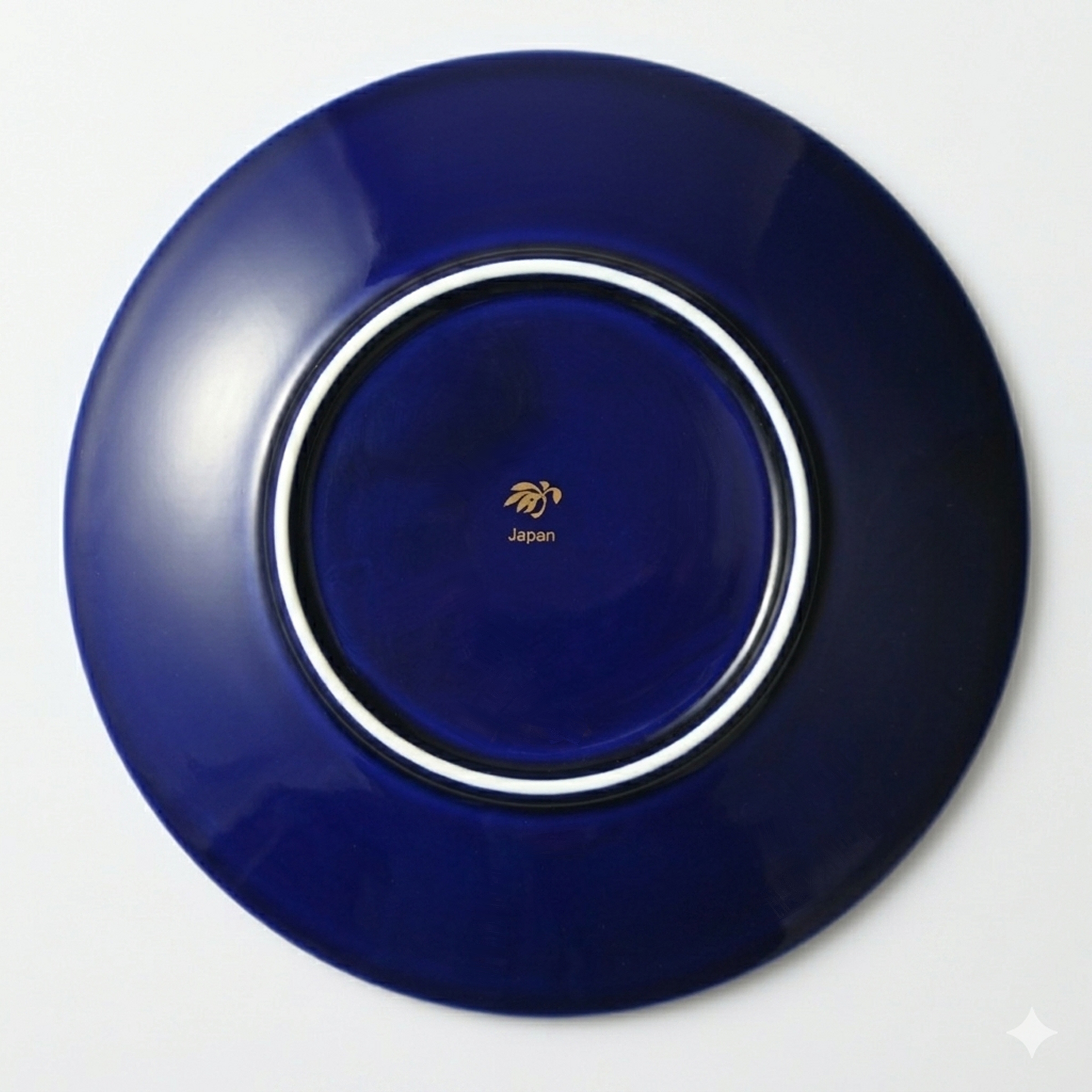 【ルリ金彩花丸紋】小皿（13cm ）　箱なし・単品　*有田陶器市特別価格 アウトレット品*4