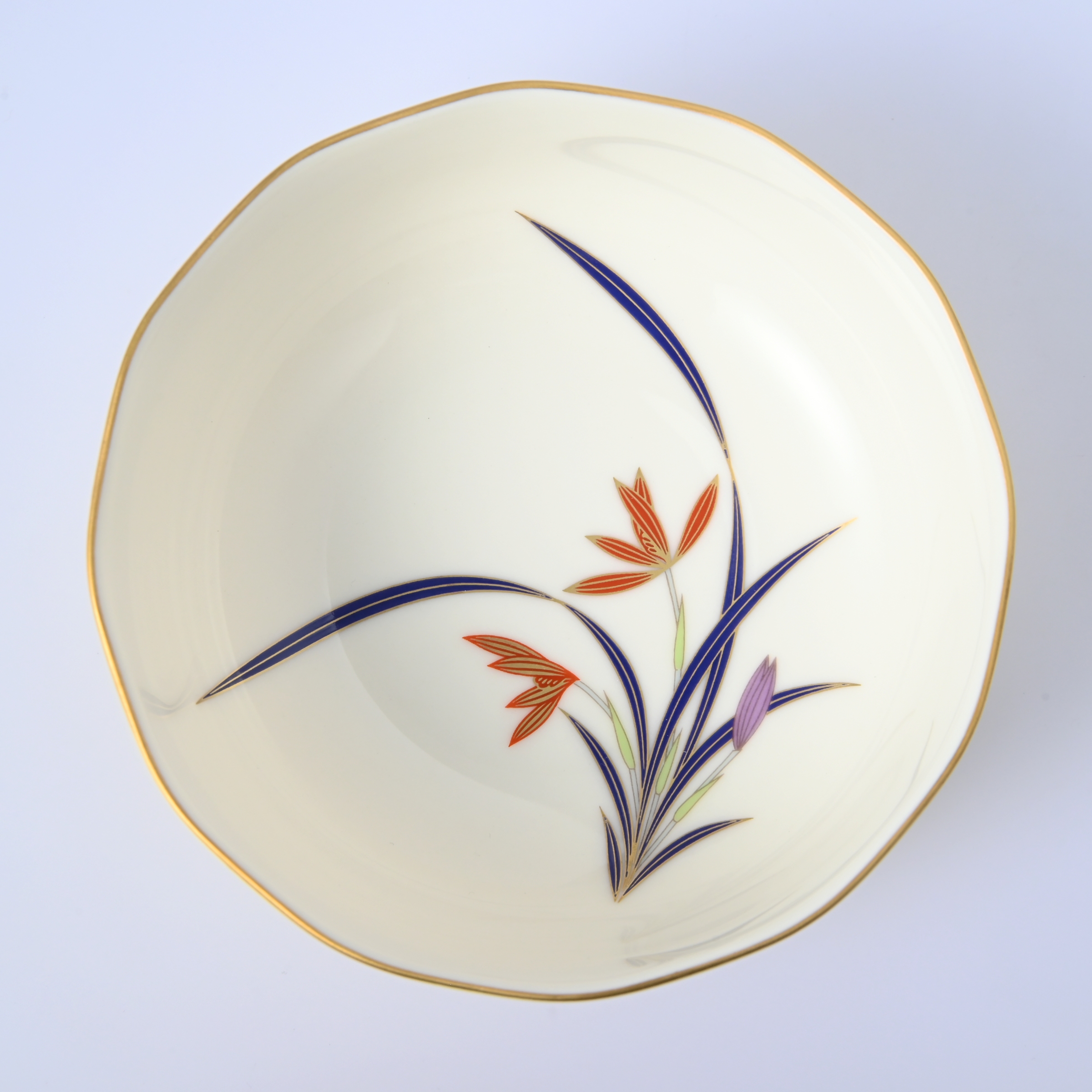 【蘭】小鉢（径11.5cm）*有田陶器市特別価格 アウトレット品*