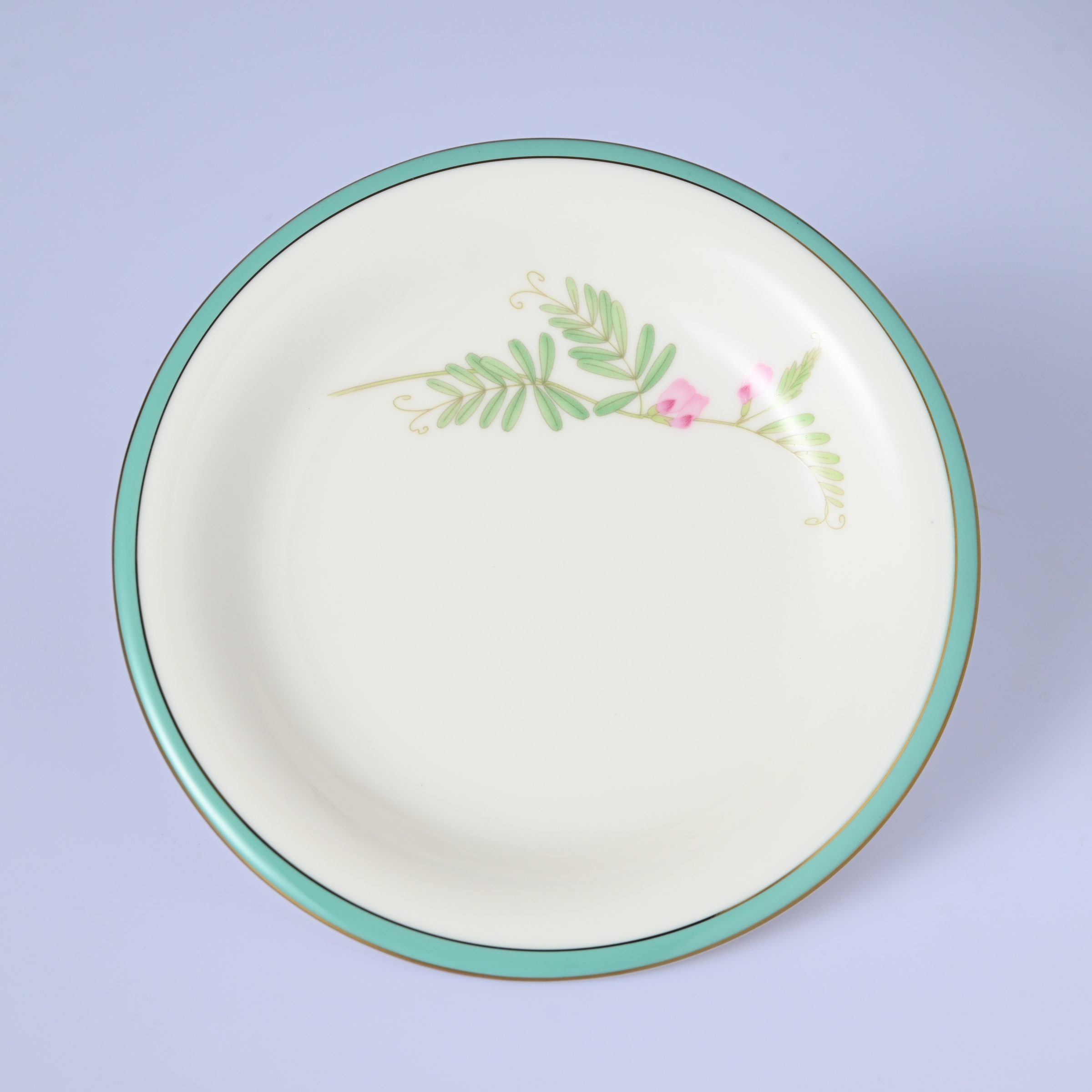 【みちくさ・カラスノエンドウ】14.5cm中皿プレート　箱なし・単品　*有田陶器市特別価格 アウトレット品*