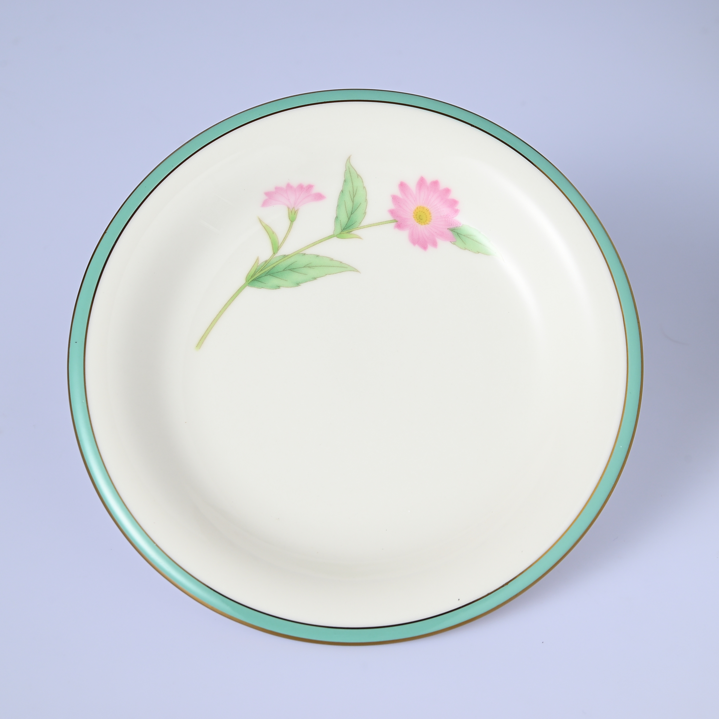 【みちくさ・ミヤコワスレ】14.5cm中皿プレート　箱なし・単品　*有田陶器市特別価格 アウトレット品*