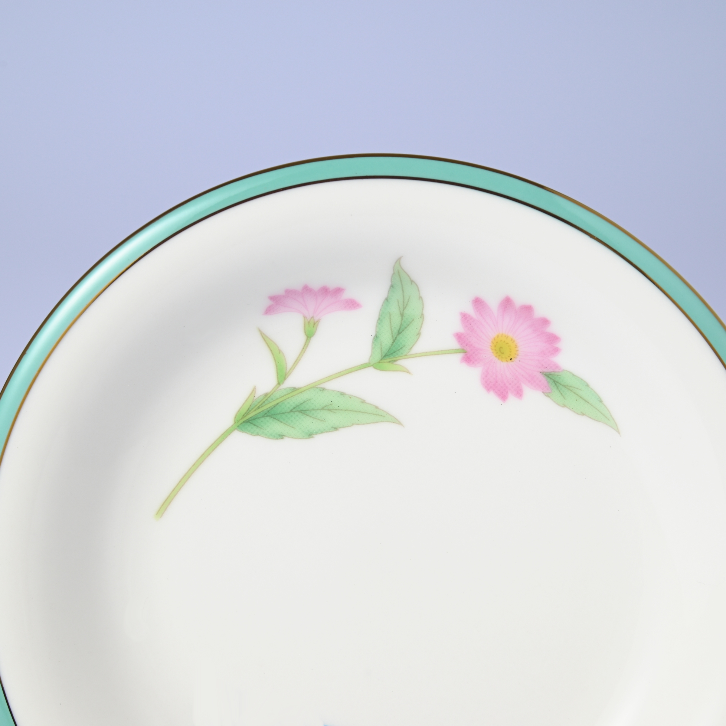 【みちくさ・ミヤコワスレ】14.5cm中皿プレート　箱なし・単品　*有田陶器市特別価格 アウトレット品*2