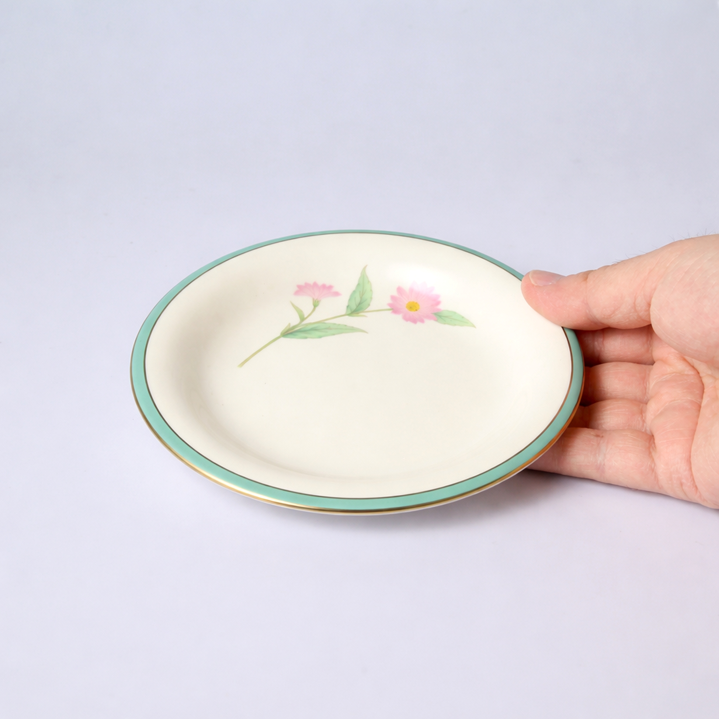 【みちくさ・ミヤコワスレ】14.5cm中皿プレート　箱なし・単品　*有田陶器市特別価格 アウトレット品*4