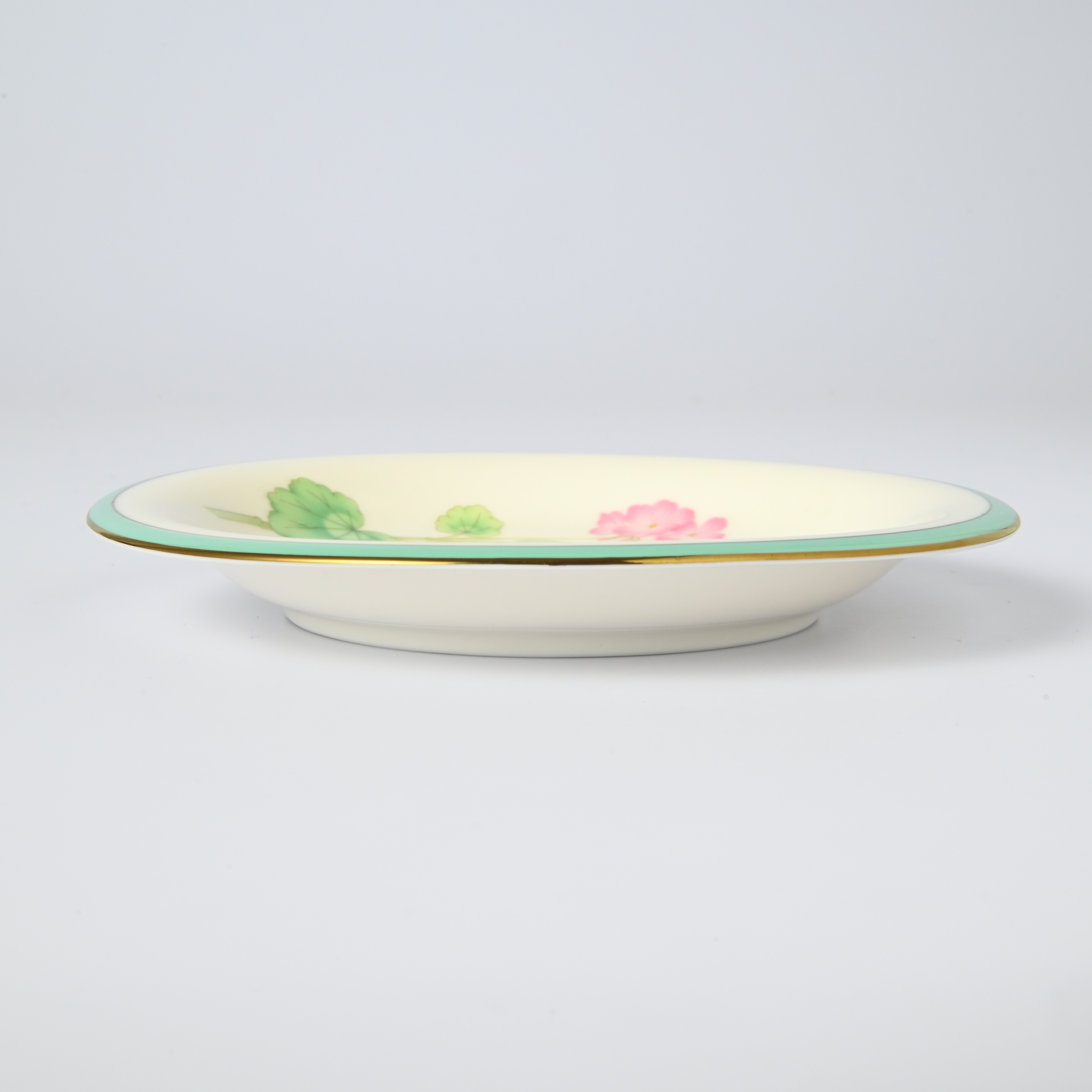 【みちくさ・ゼラニューム】14.5cm中皿プレート　箱なし・単品　*有田陶器市特別価格 アウトレット品*3