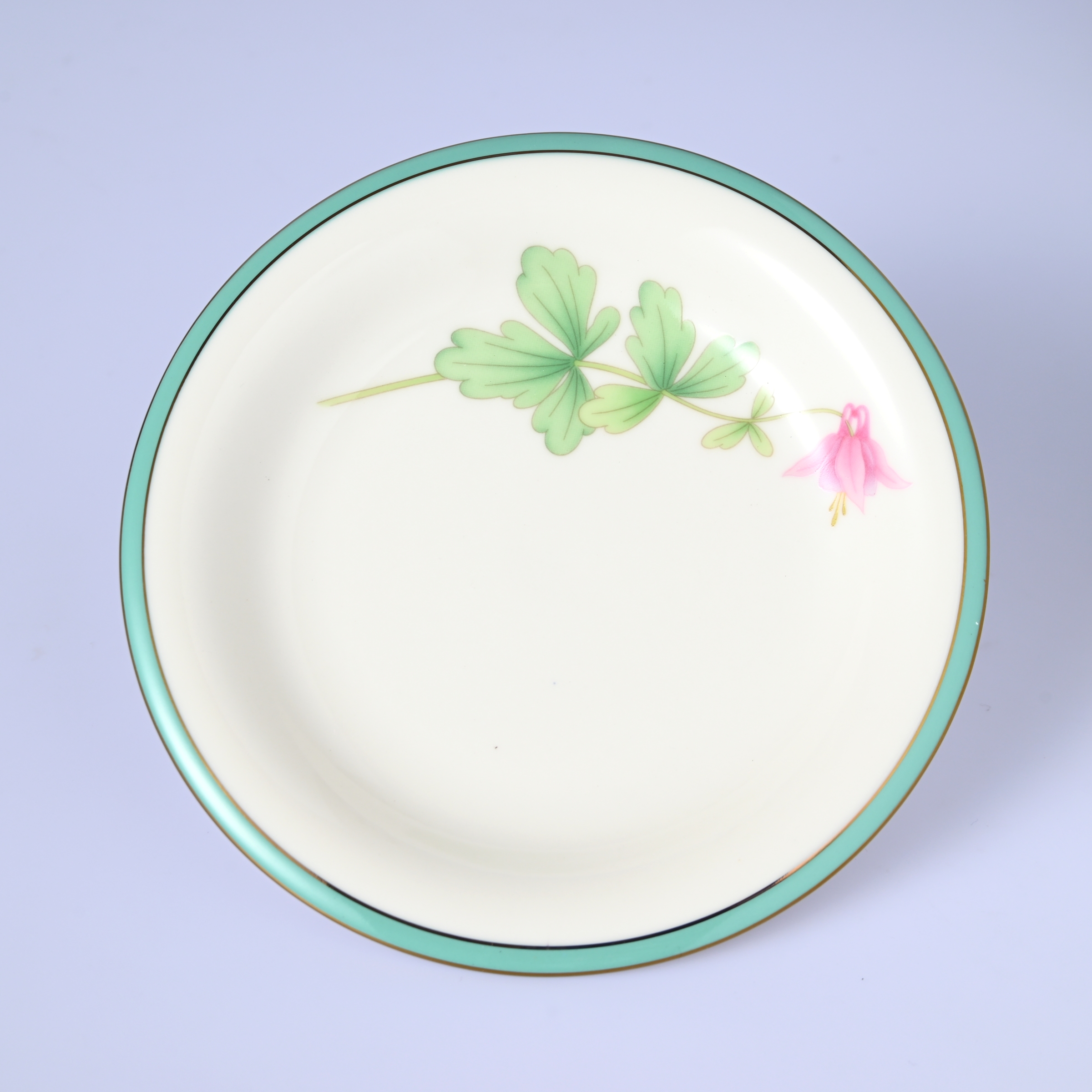 【みちくさ・オダマキ】14.5cm中皿プレート　箱なし・単品　*有田陶器市特別価格 アウトレット品*