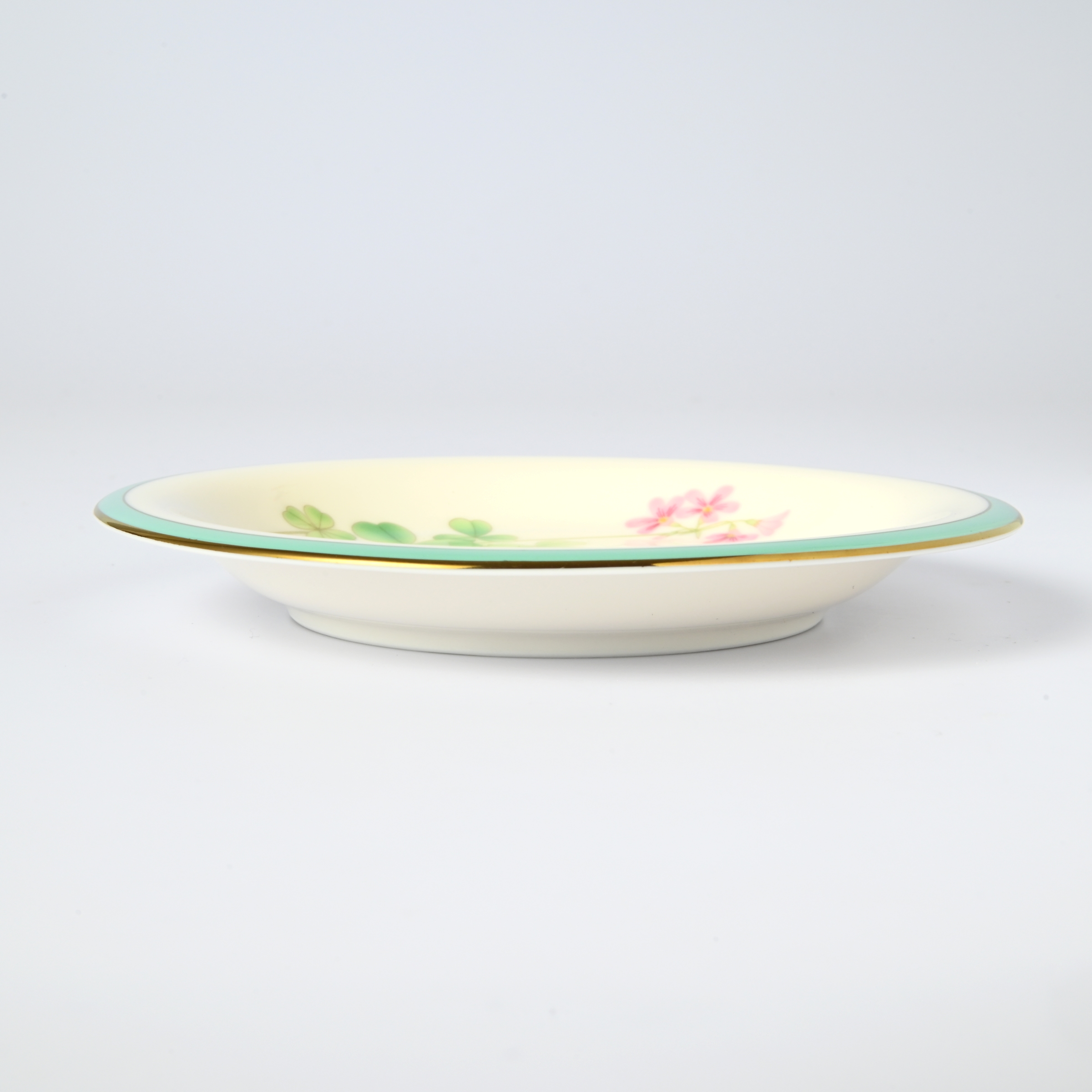 【みちくさ・ムラサキカタバミ】14.5cm中皿プレート　箱なし・単品　*有田陶器市特別価格 アウトレット品*3