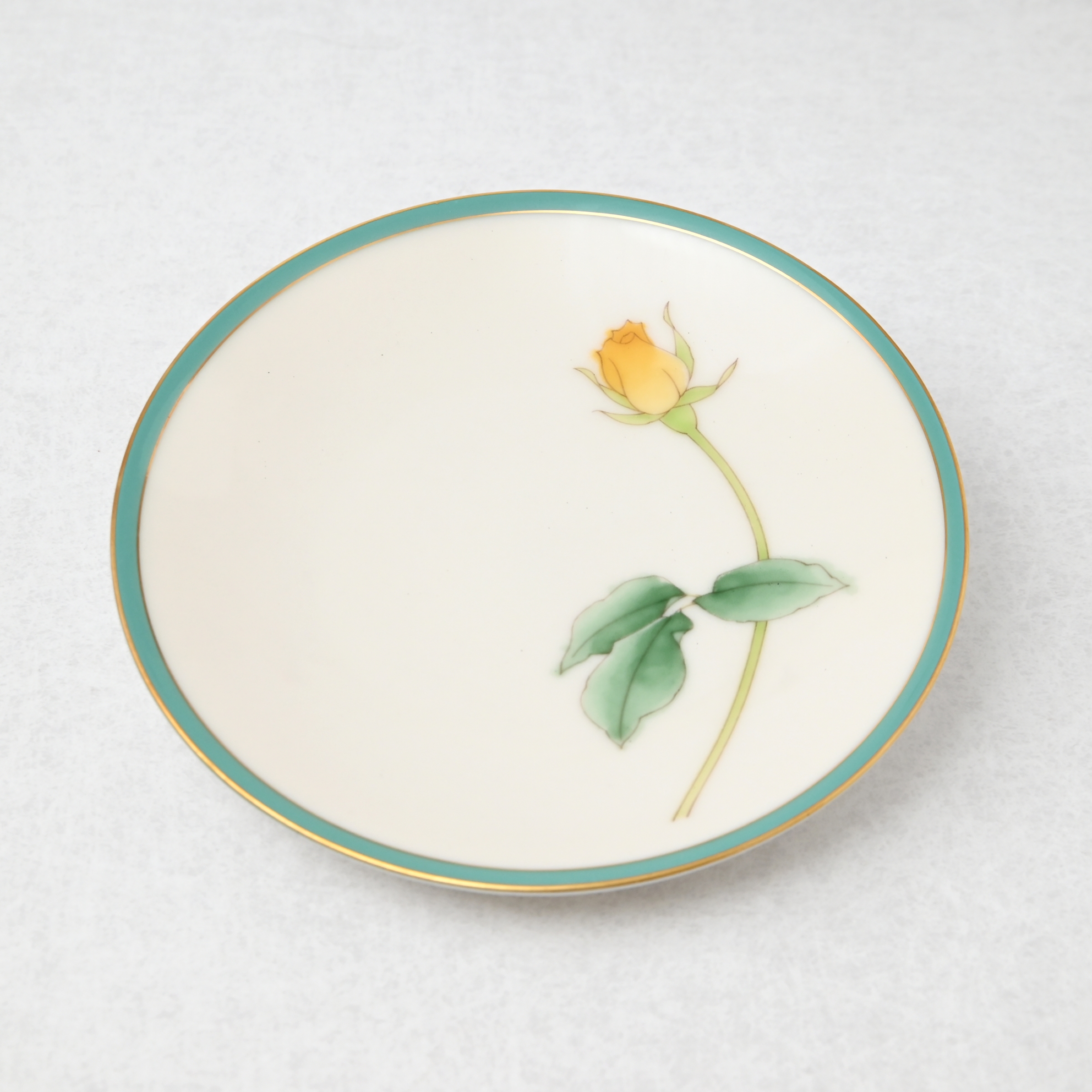 【ブライトローズ・イエロー】銘々皿（径13cm）*有田陶器市特別価格*