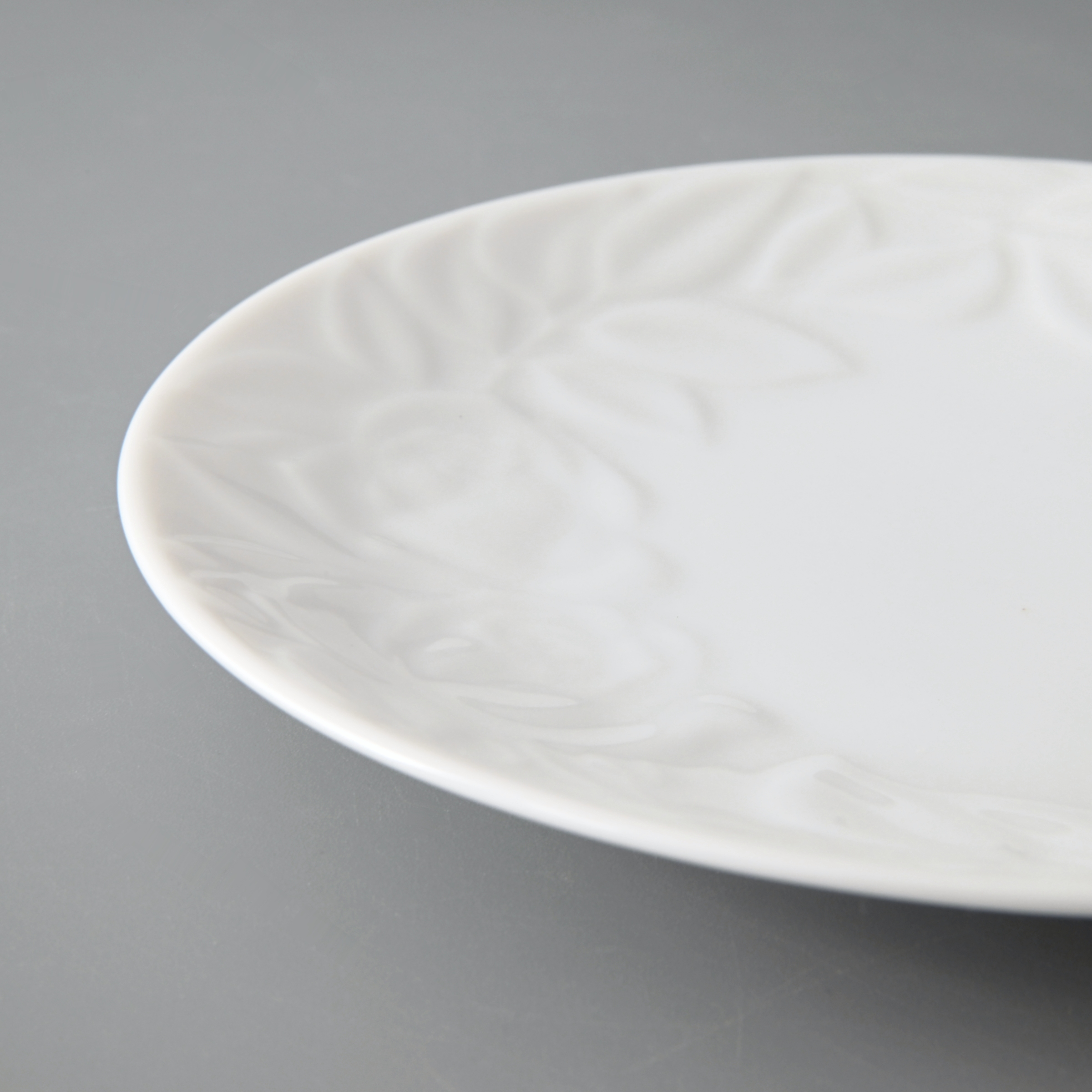 【ローズレリーフ】銘々皿2枚セット（径15cm）箱なし　*有田陶器市特別価格 *3