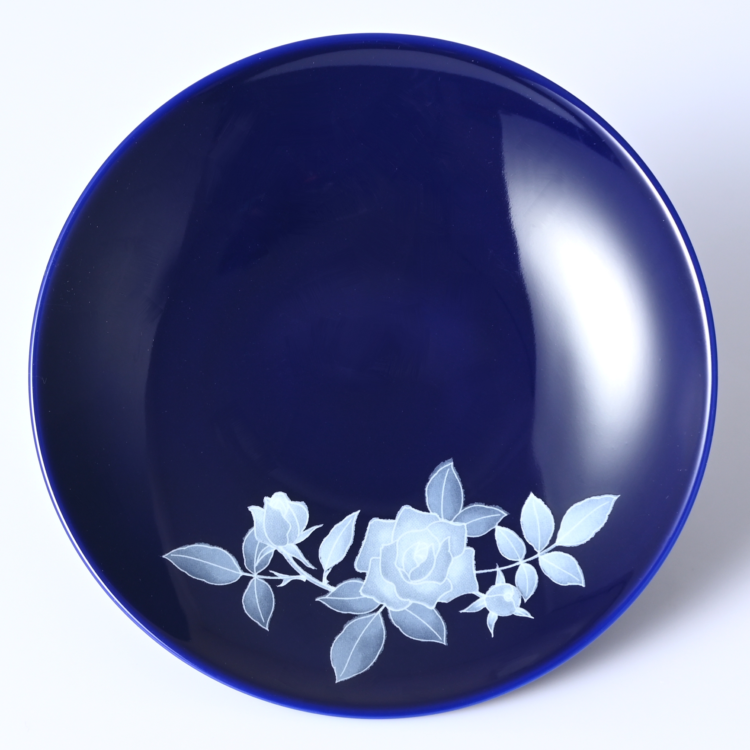 【ルリサムシングブルー】小皿（13cm ）　箱なし・単品　*有田陶器市特別価格 アウトレット品*