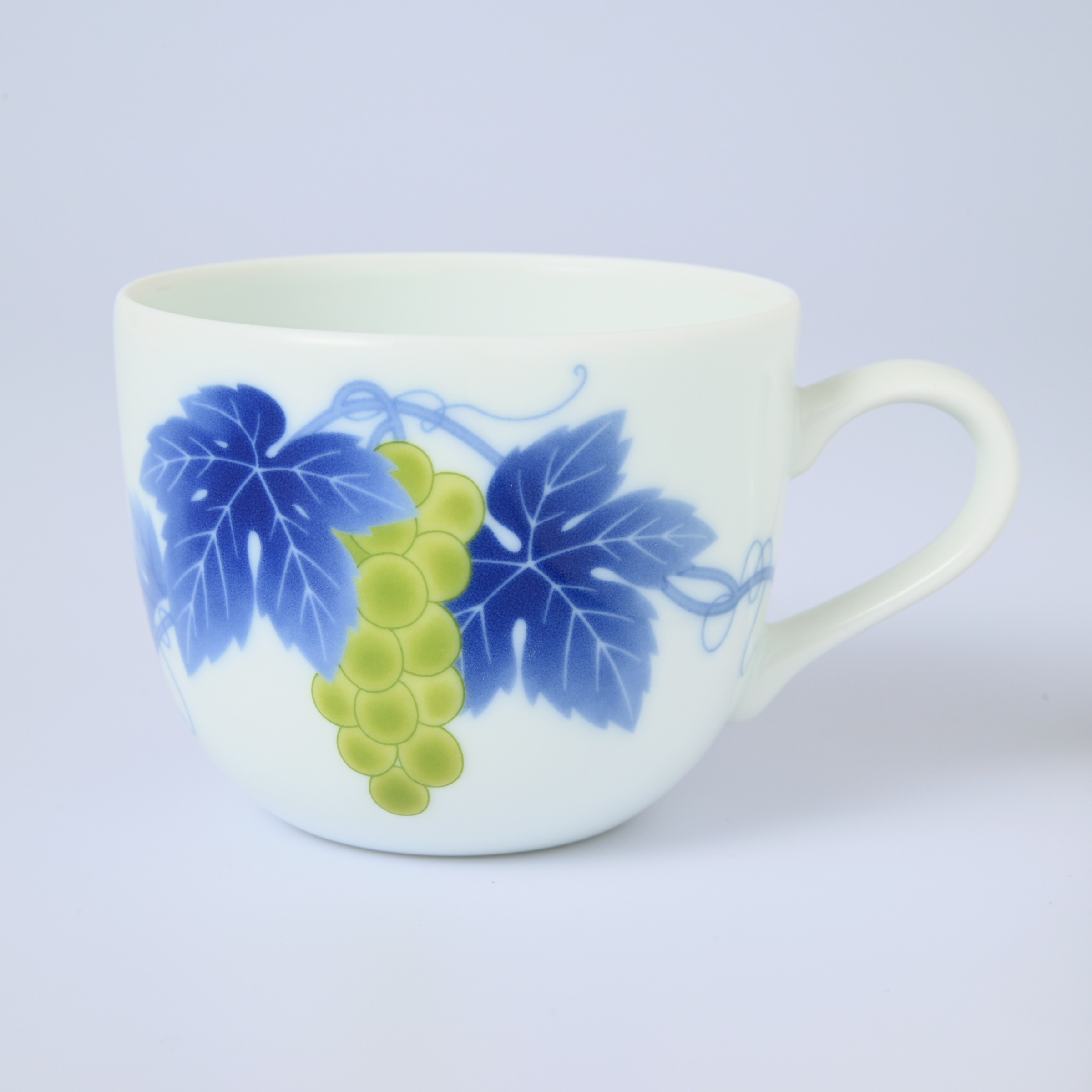 【ぶどう・グリーン】マグカップ 　箱なし・単品　*有田陶器市特別価格 アウトレット品*1