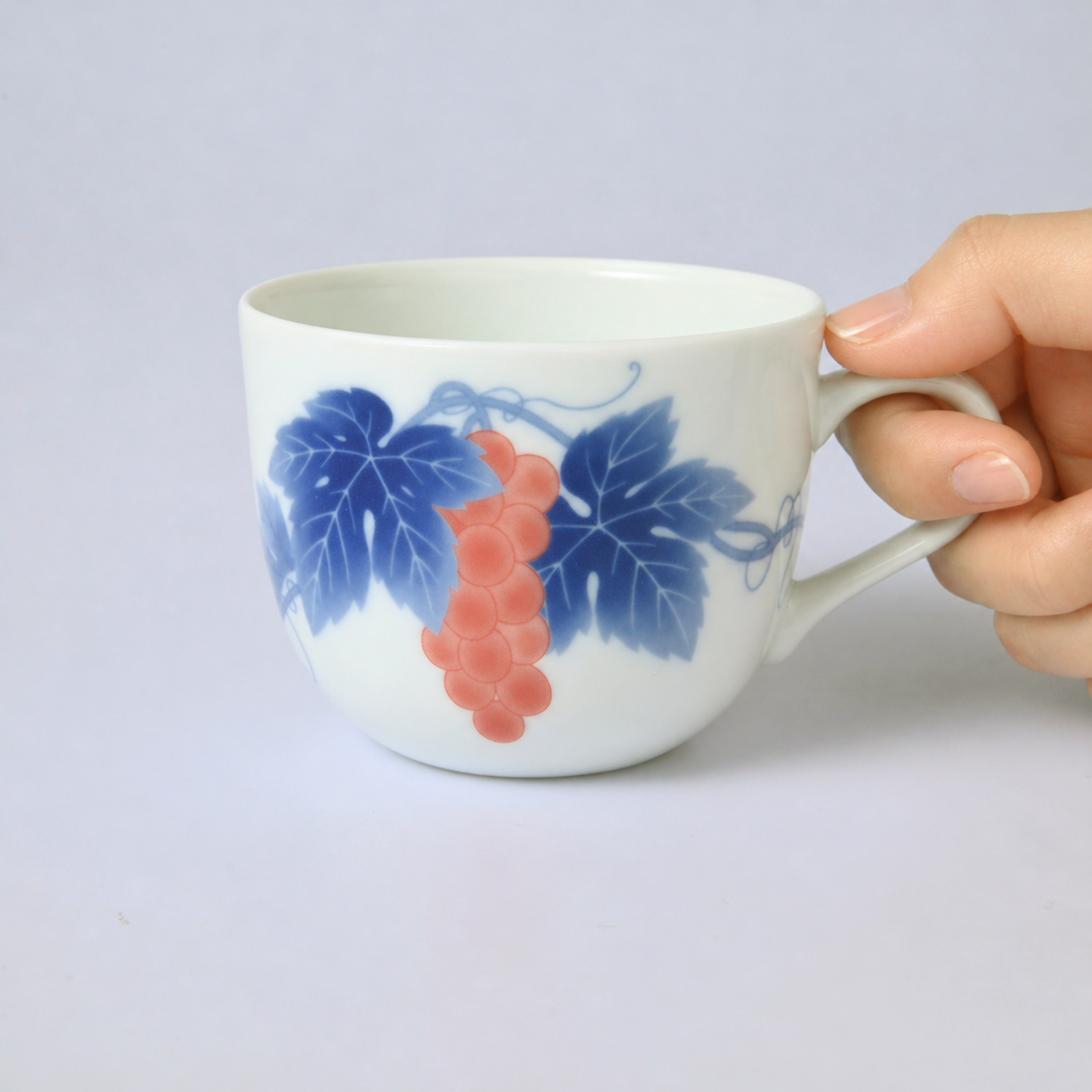【ぶどう・マロン】マグカップ 　箱なし・単品　*有田陶器市特別価格 アウトレット品*5