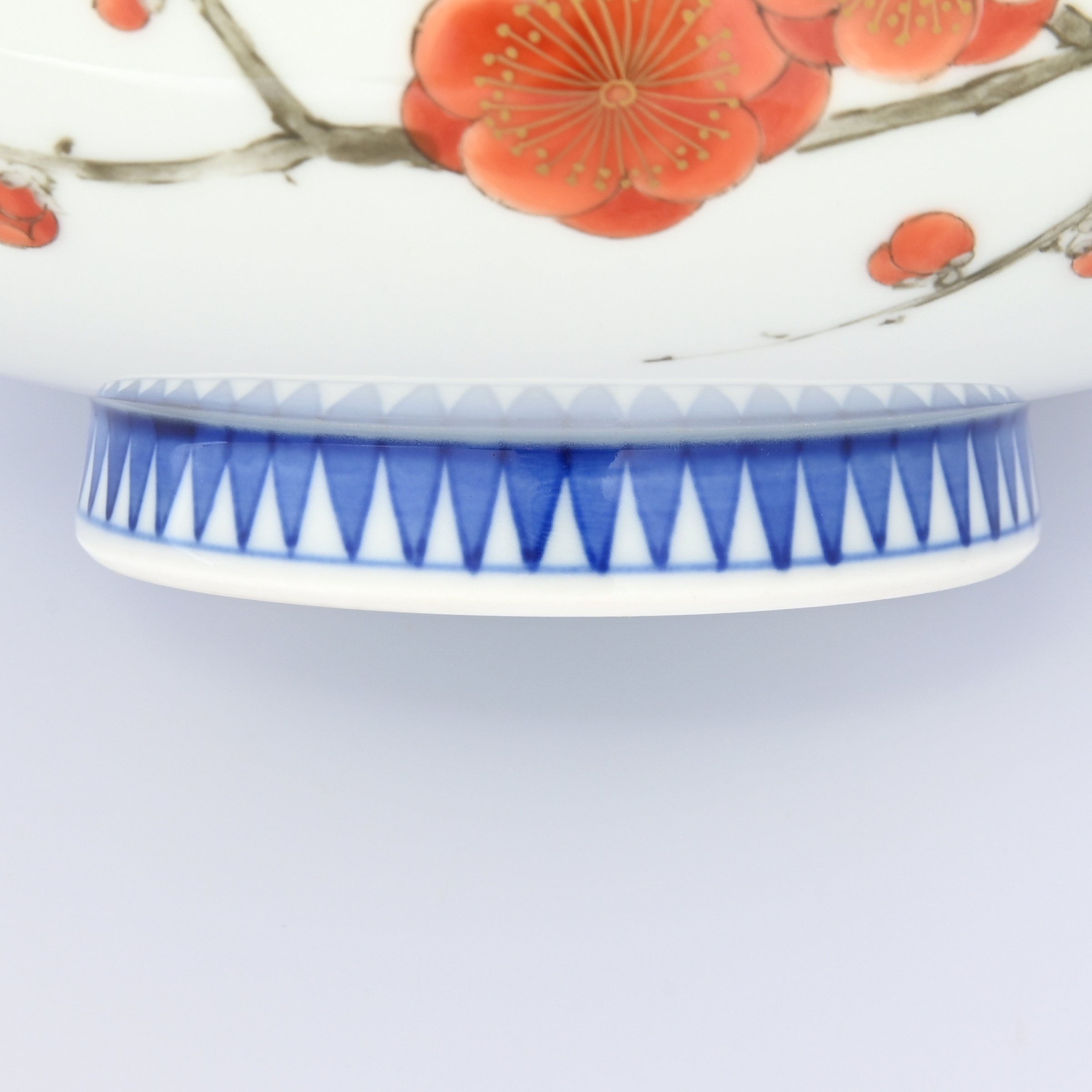 【色絵紅梅】深鉢（渕赤濃）　*オンラインショップ特別限定販売*5
