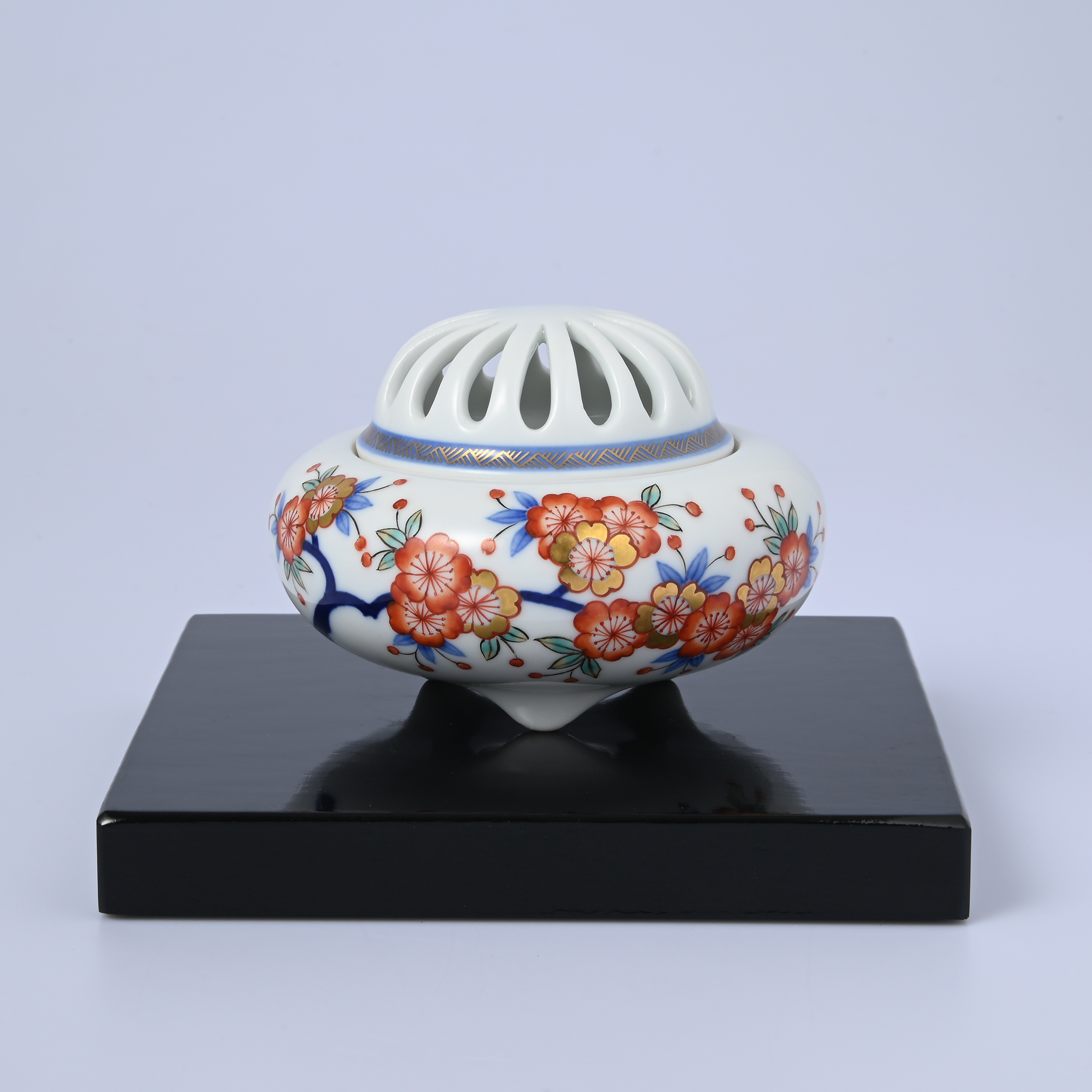 【染錦桜絵】香炉1