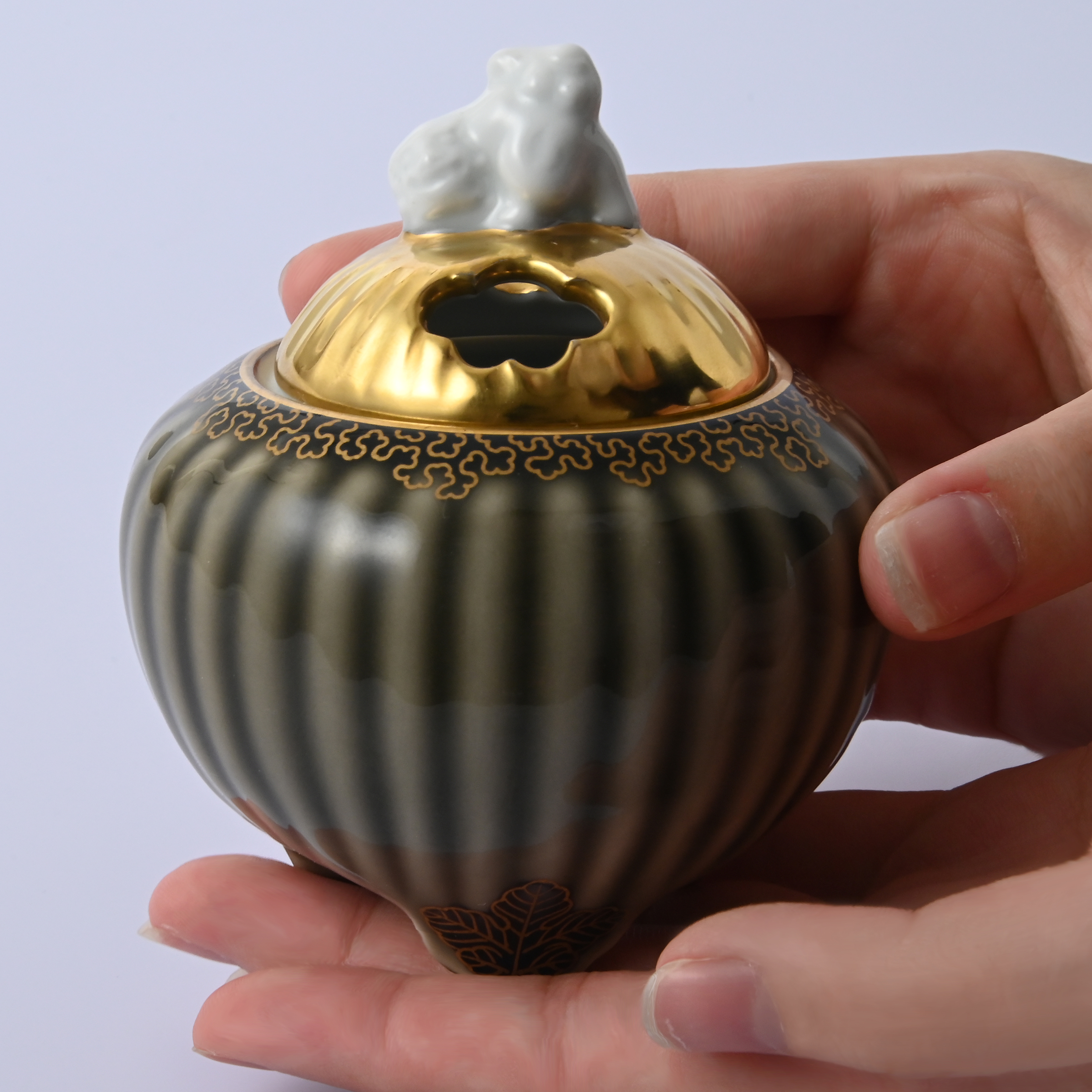 【金彩菊蕾】香炉7