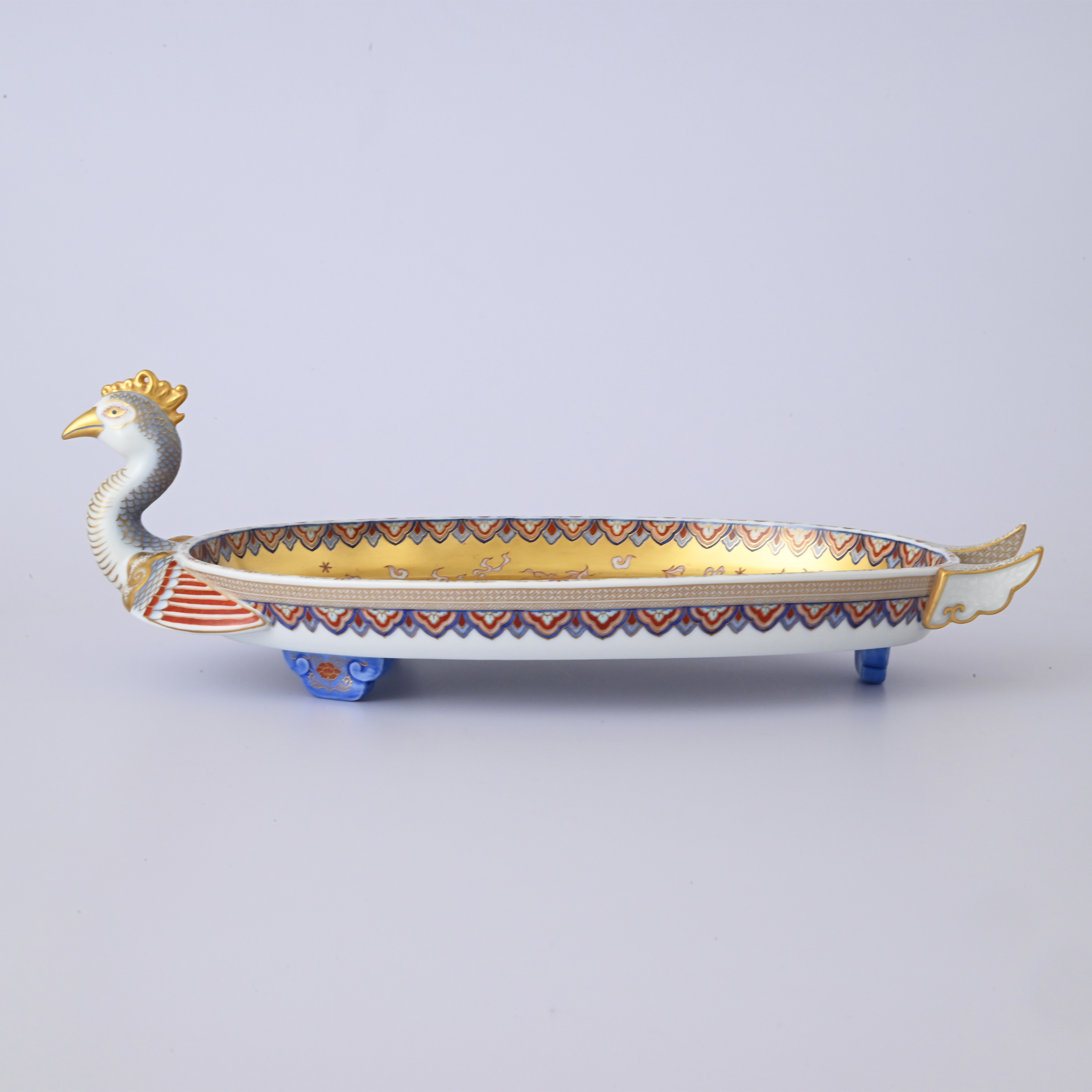 【色絵麒麟花喰鳥文鳳凰（いろえきりんはなくいどりもんほうおう】コーヒーセット7