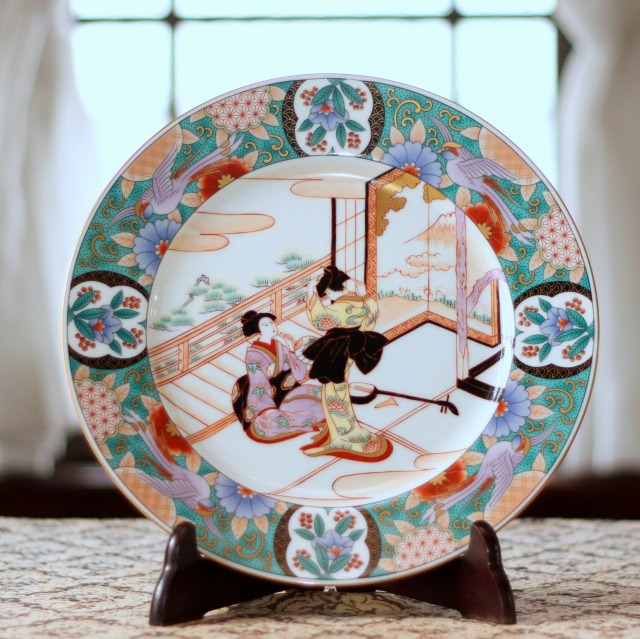 清水焼❇素敵な飾り皿❇です❤(^▽^)